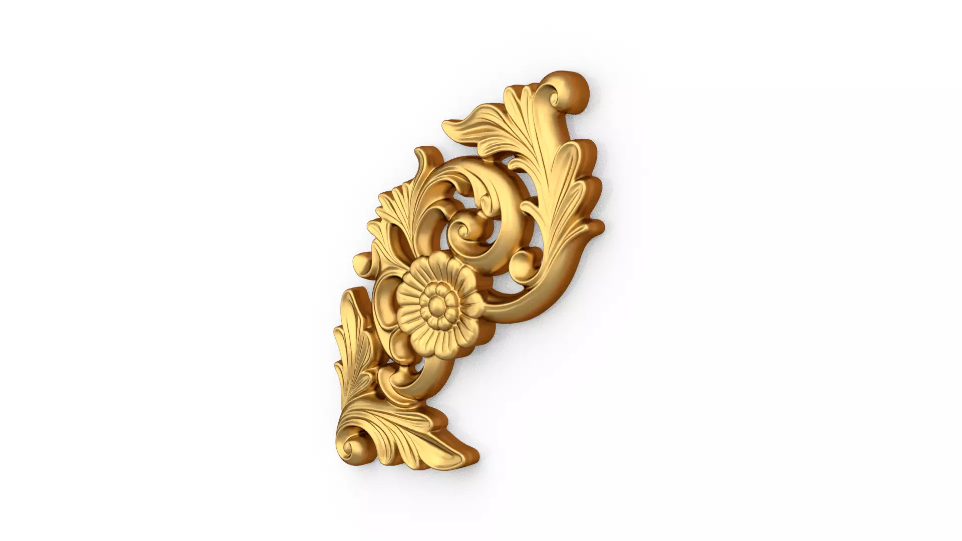 Decorative Classic Corner Element 01 3D print model_1