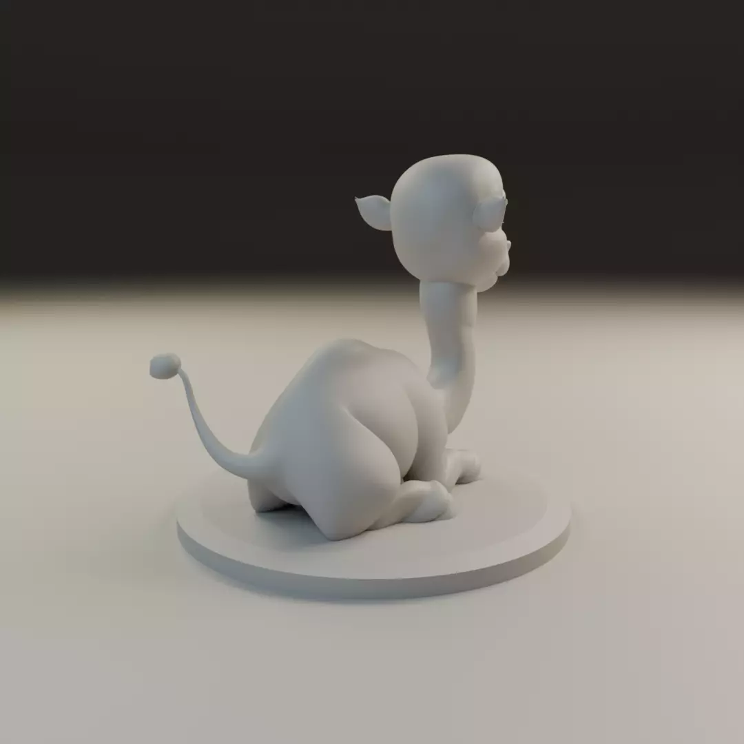 camel 3D print model_14