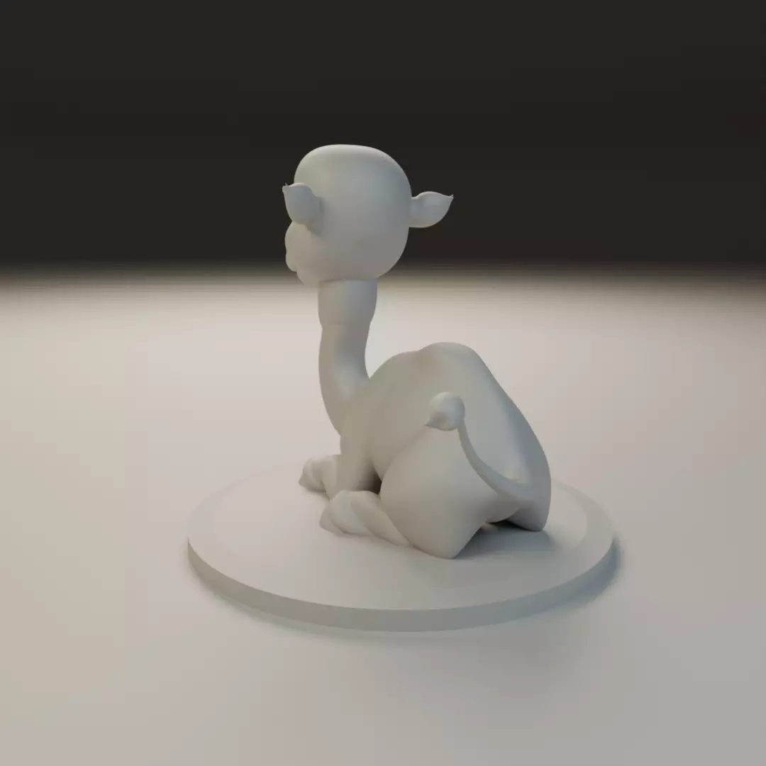 camel 3D print model_8