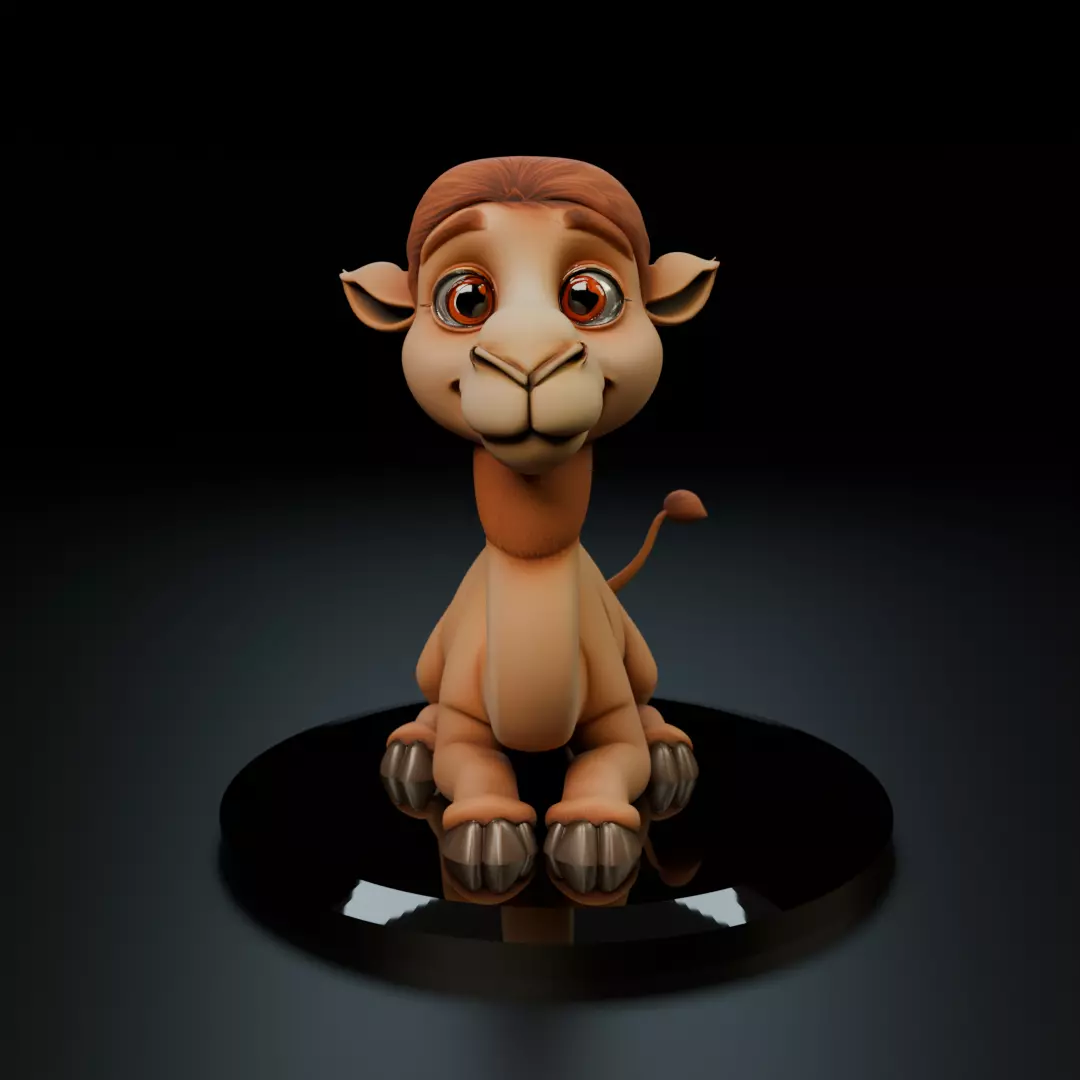 camel 3D print model_15