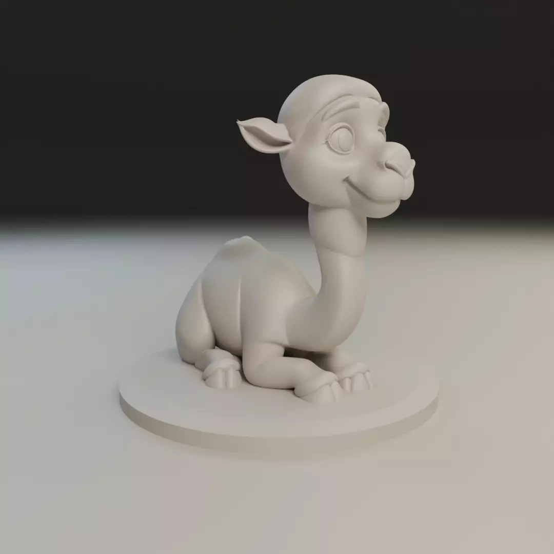 camel 3D print model_12