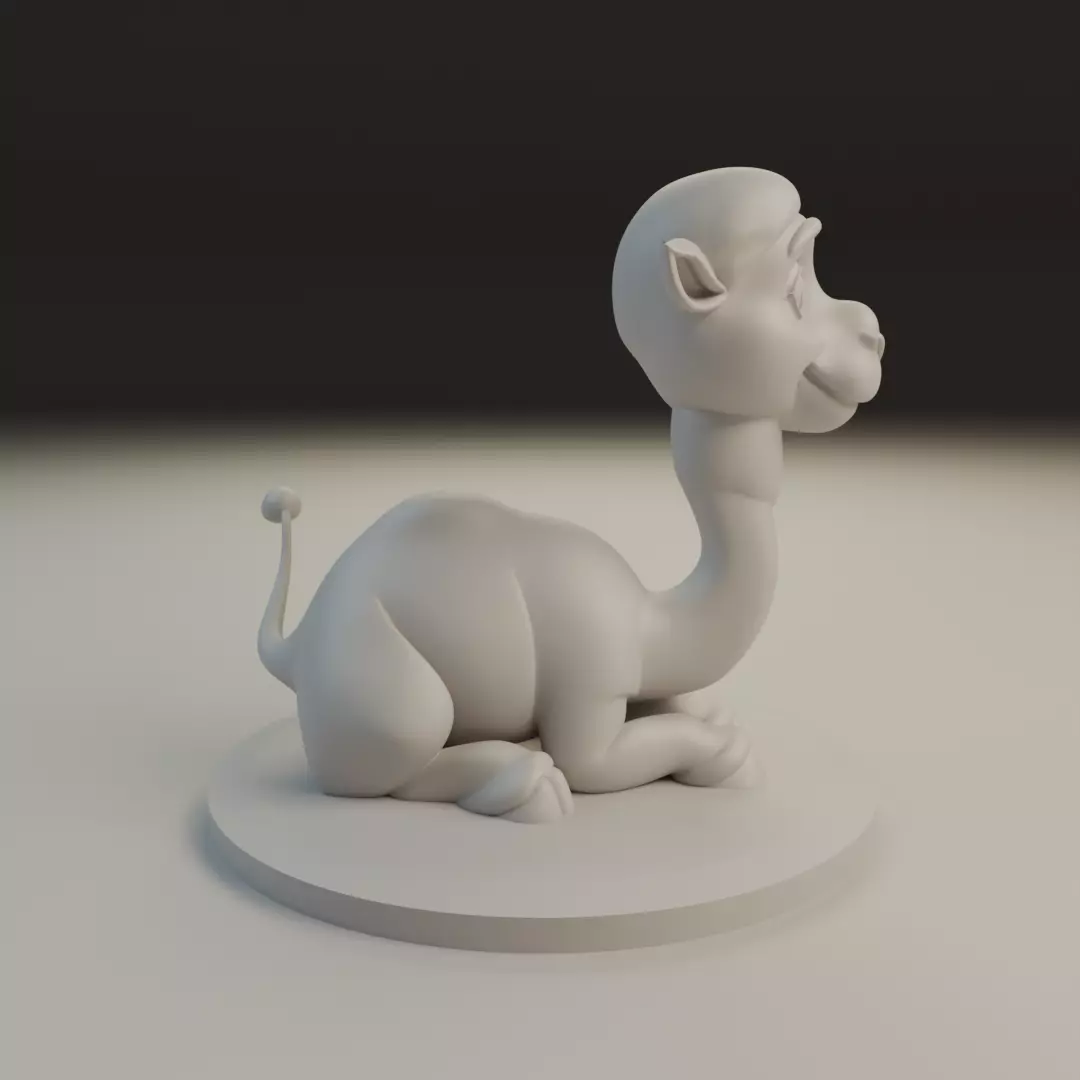 camel 3D print model_2