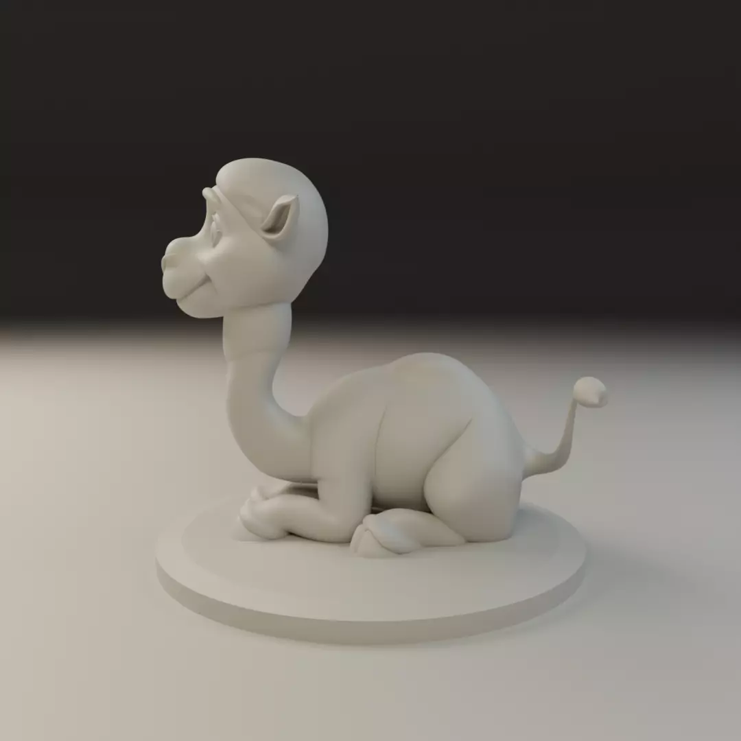 camel 3D print model_4