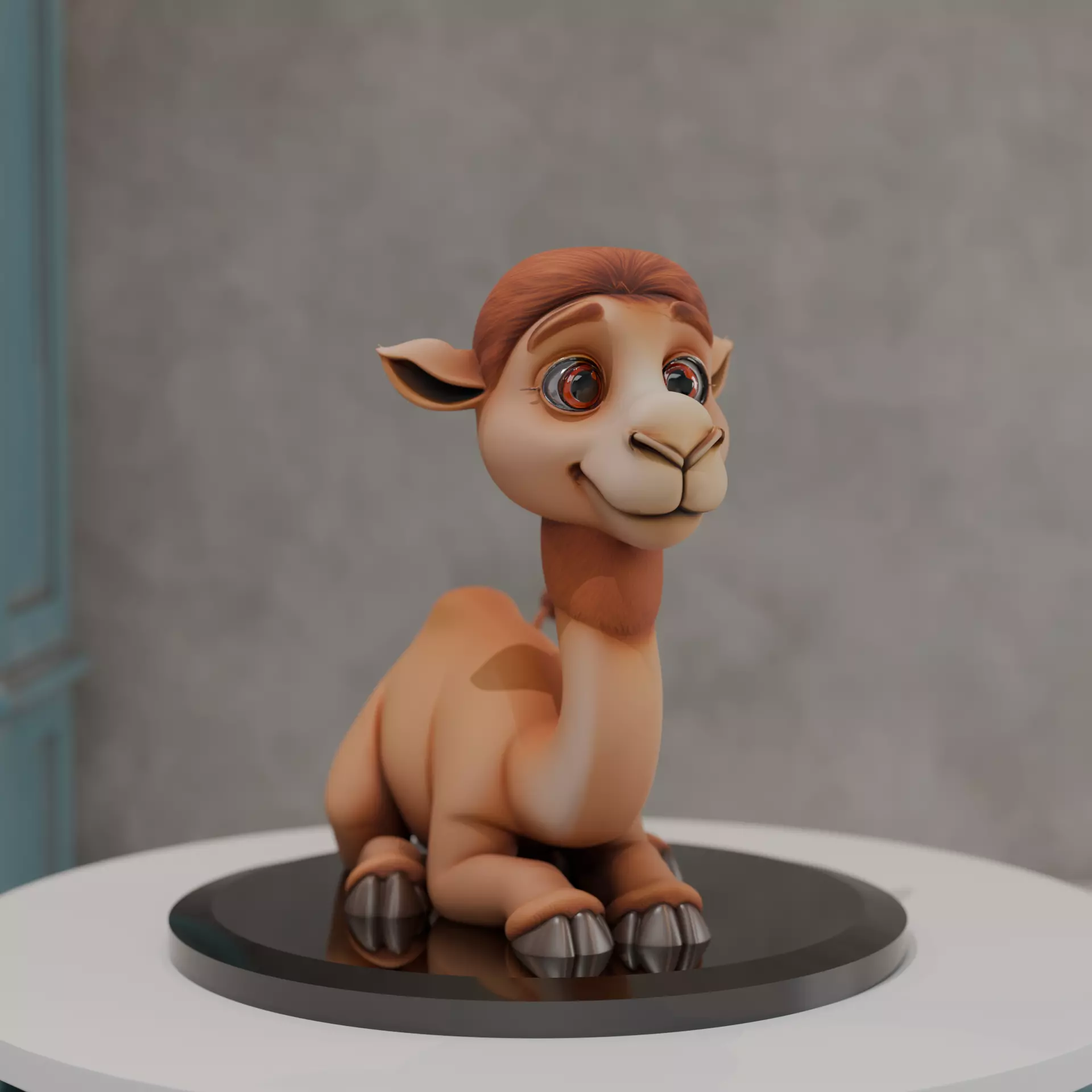 camel 3D print model_0