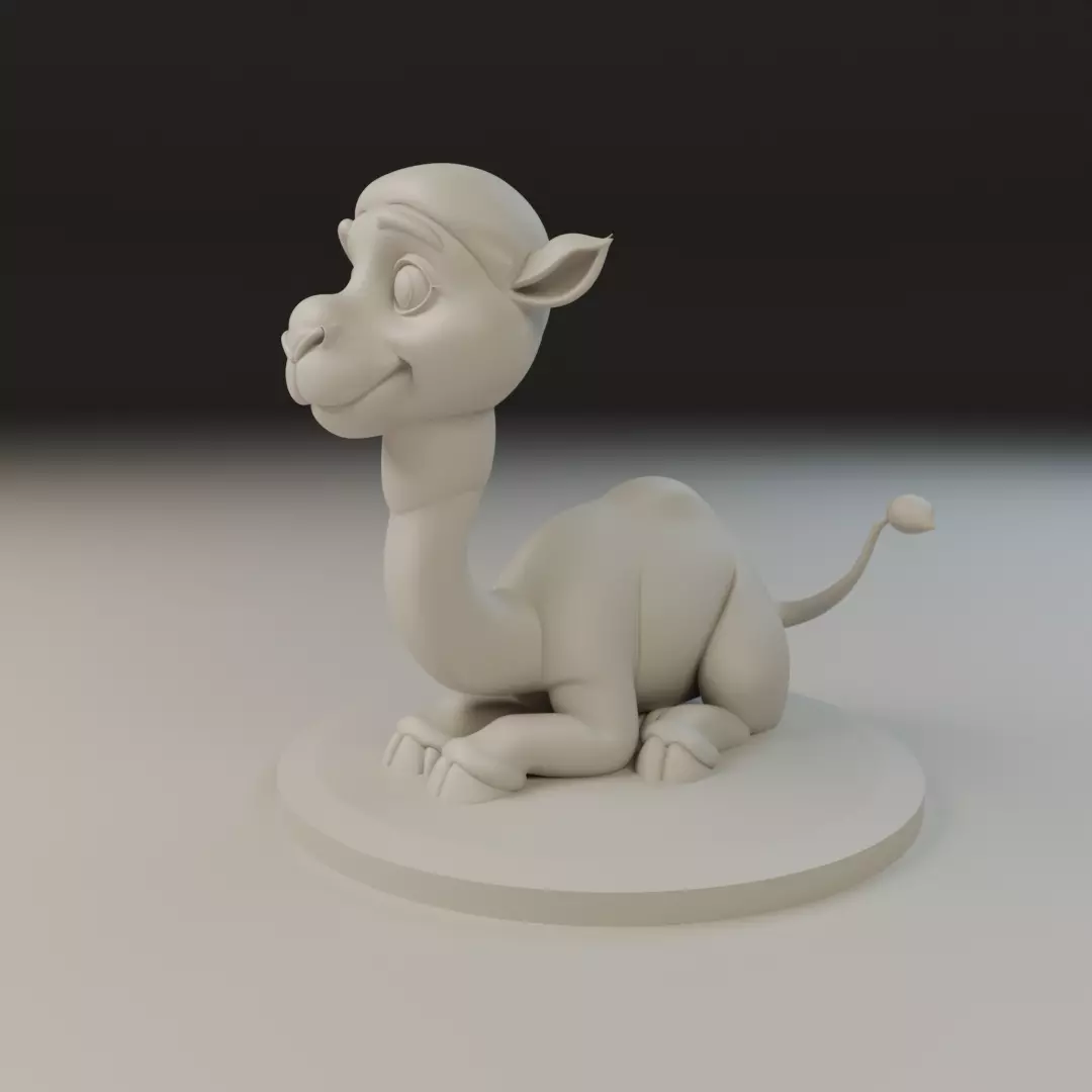 camel 3D print model_10
