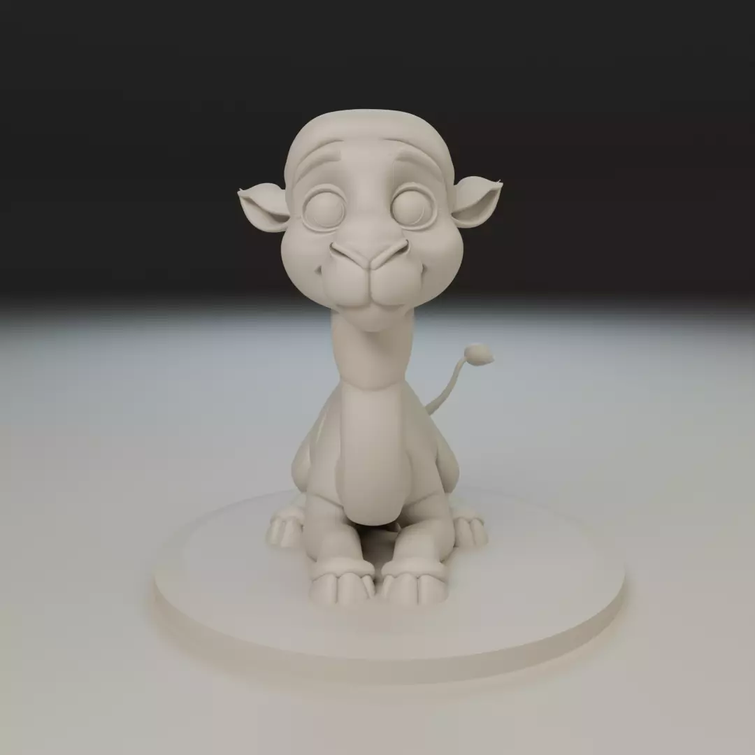 camel 3D print model_16