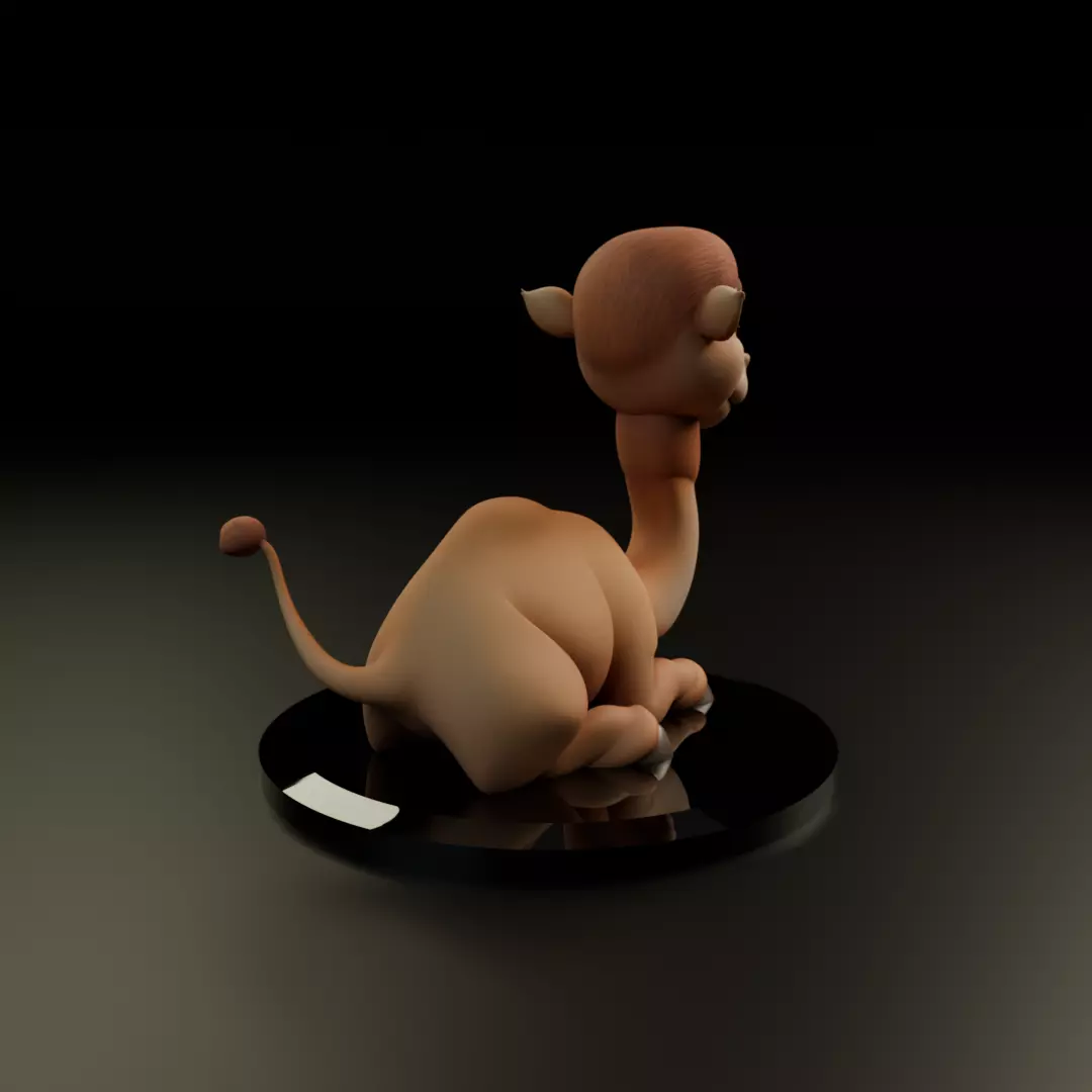 camel 3D print model_13