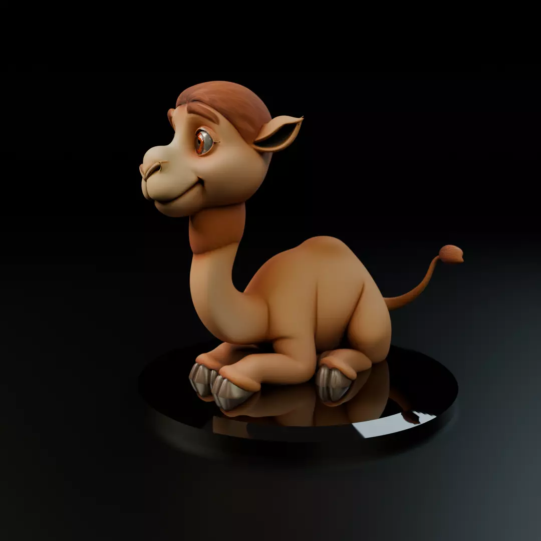 camel 3D print model_9