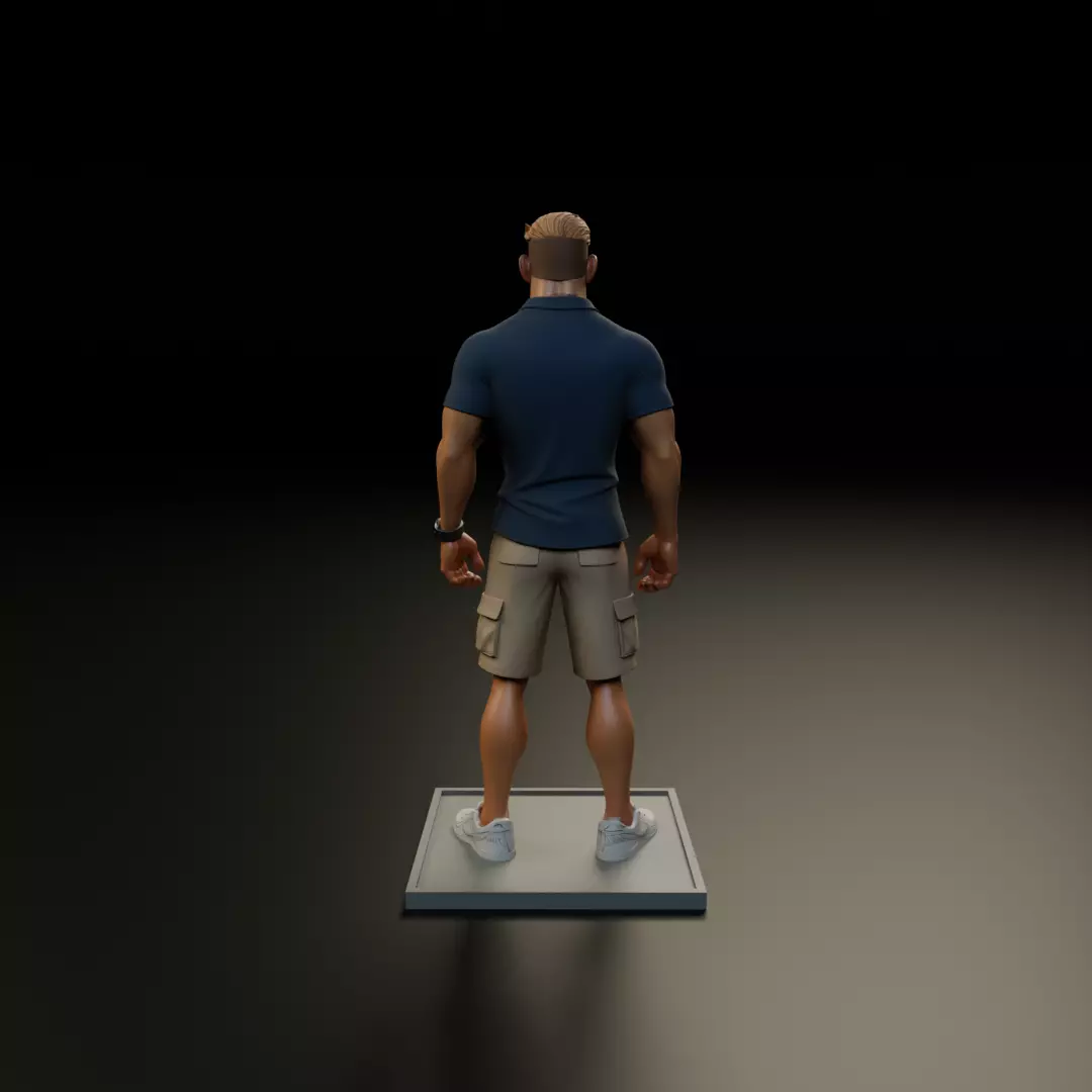 casual man 3D print model_5