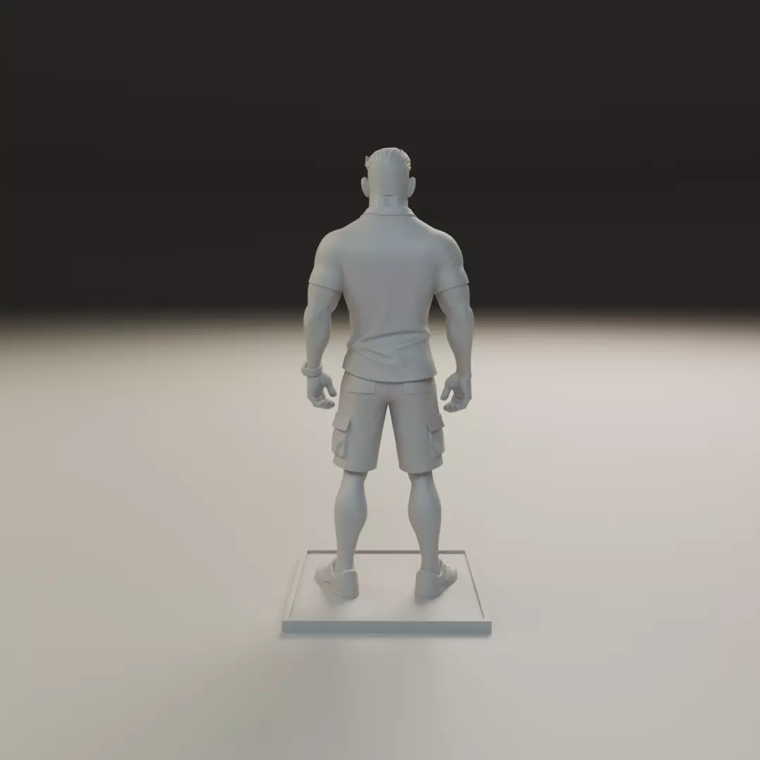 casual man 3D print model_6