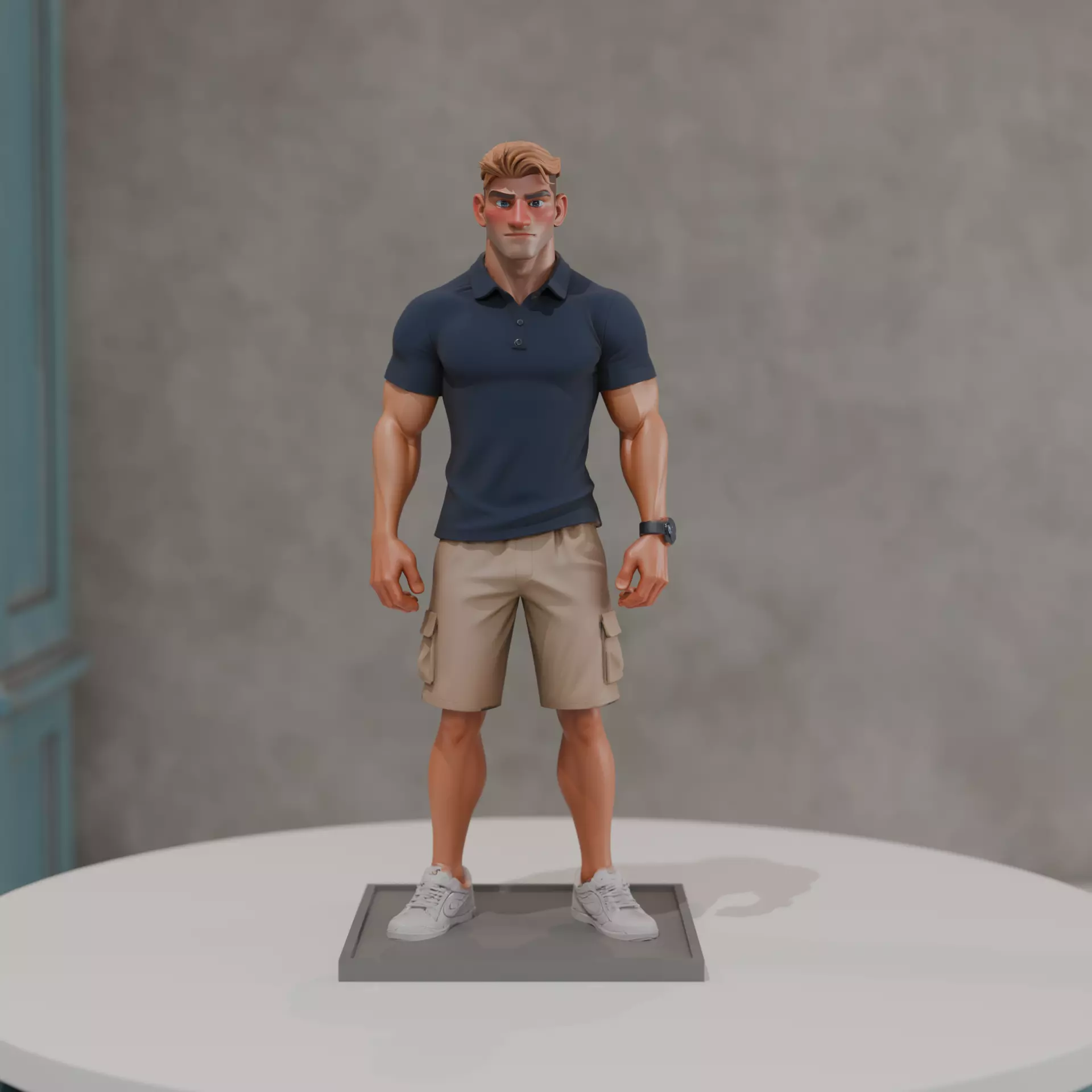 casual man 3D print model_0