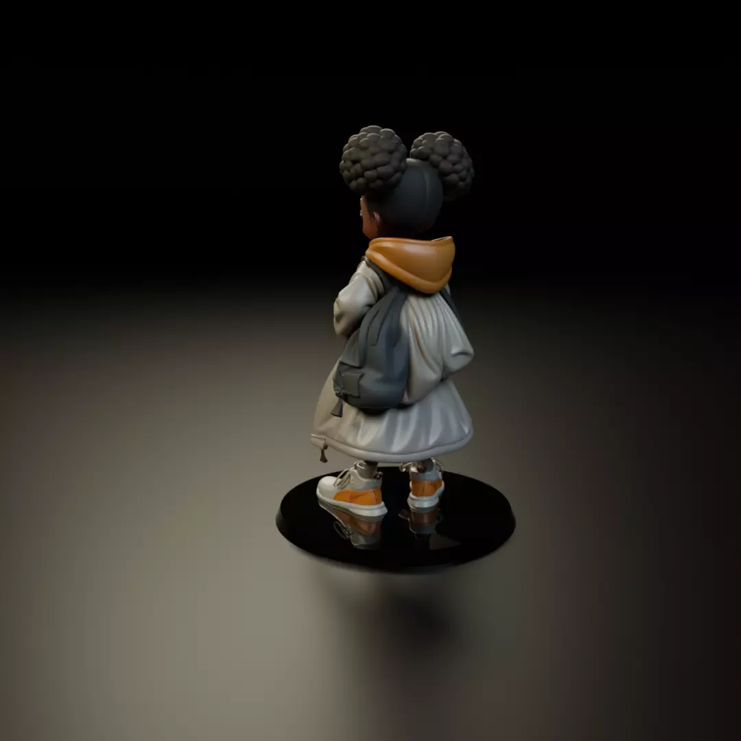 cute child 3D print model_8