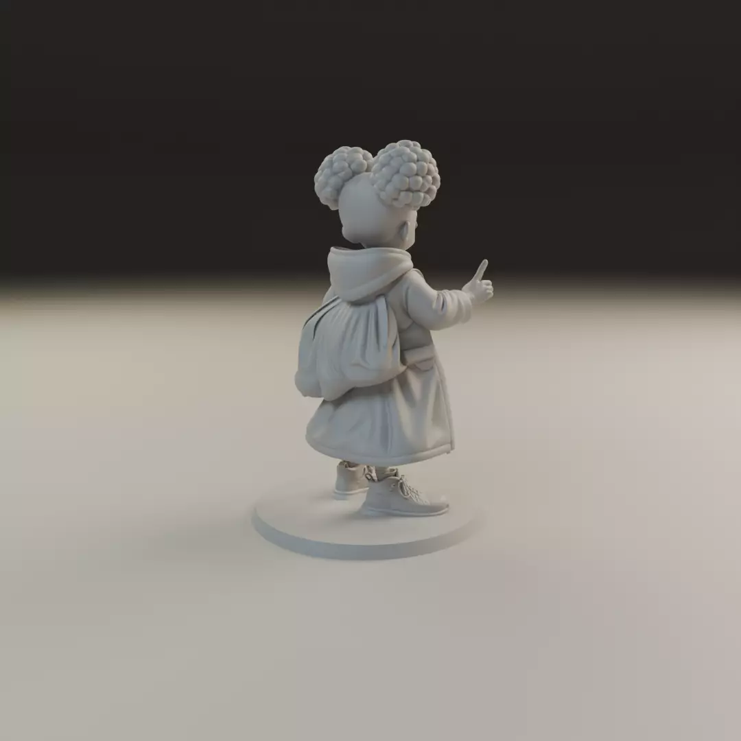 cute child 3D print model_13