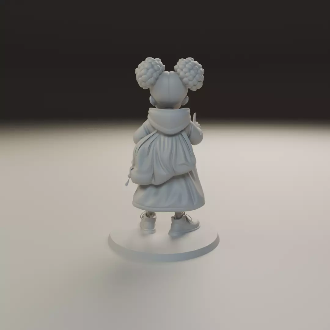 cute child 3D print model_5