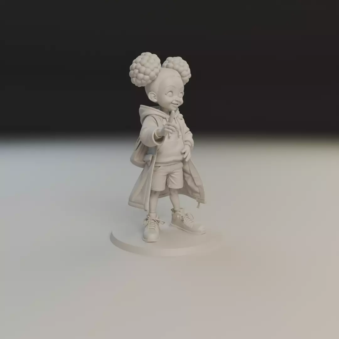 cute child 3D print model_11