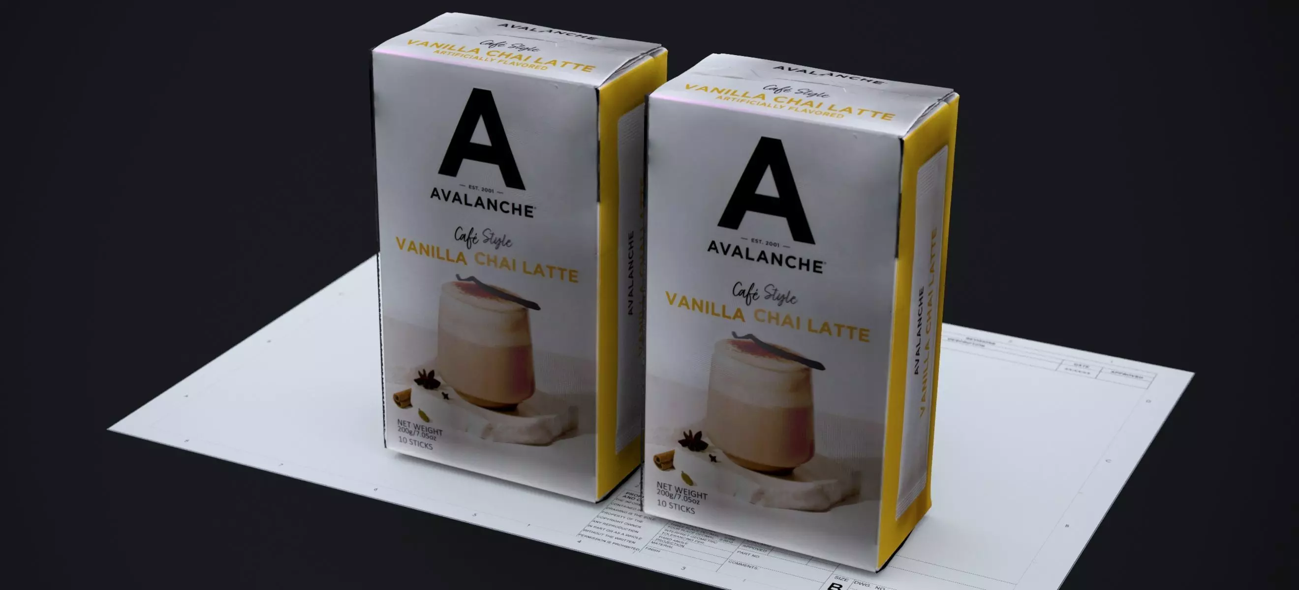 AVALANCE VANILLA CHAI LATTE 2025 3D model_2