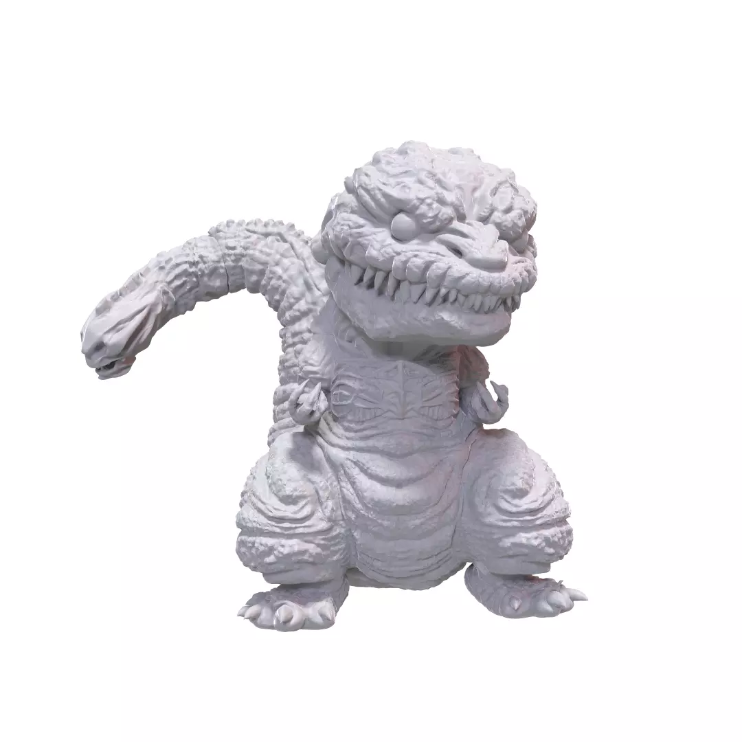 Shin chibi gojira 3dprint 3D print model_1