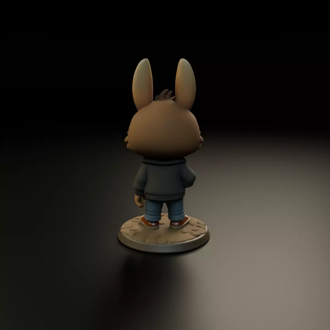 labubu 3D print model_5