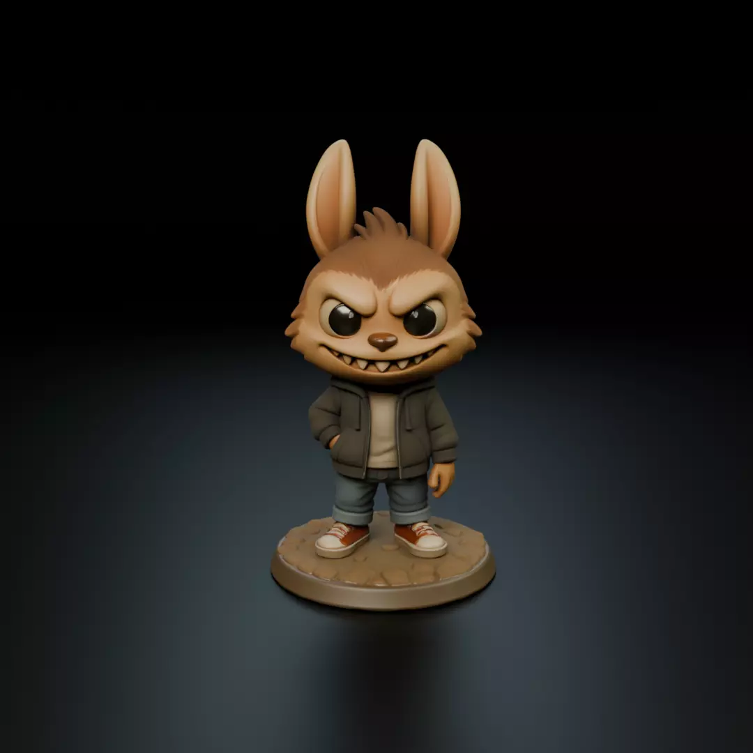 labubu 3D print model_15