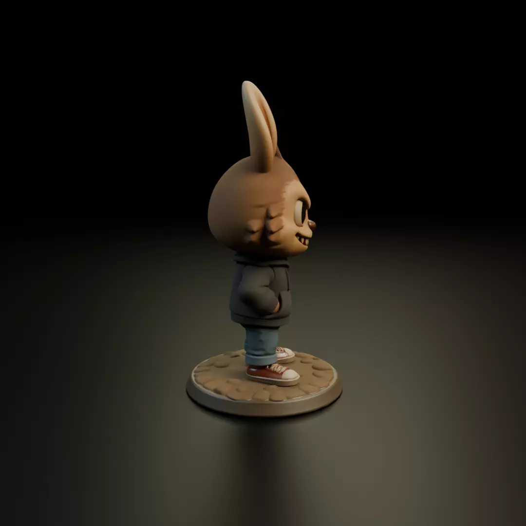 labubu 3D print model_1