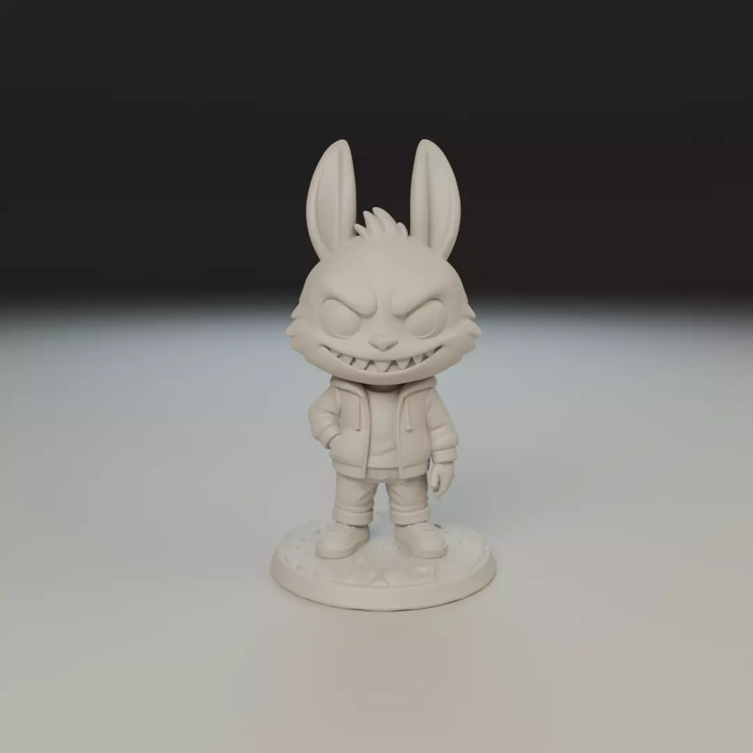 labubu 3D print model_16
