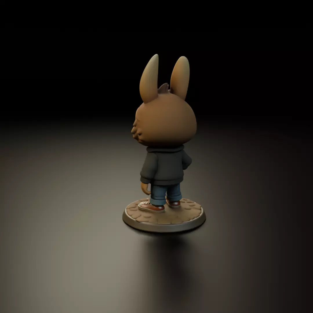 labubu 3D print model_7