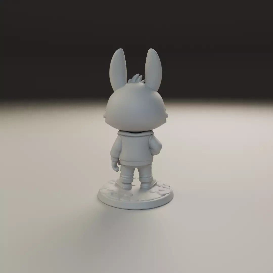 labubu 3D print model_6