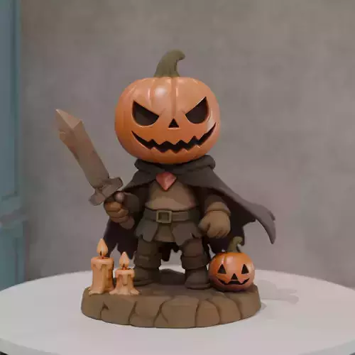 pumpkin head 3D print model