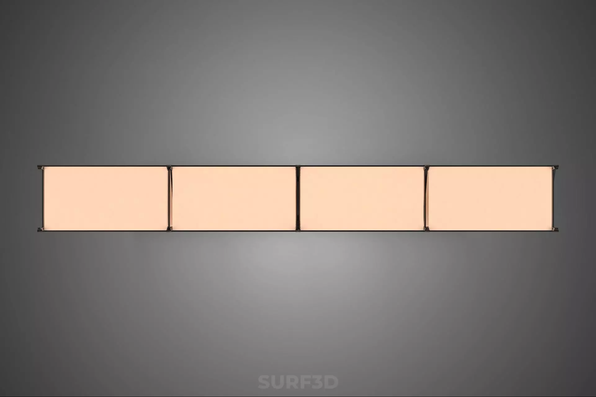 STEEL WOOD WAREHOUSE METAL SHELVING ORGANIZED STORAGE RACK SHELF 3D model_16