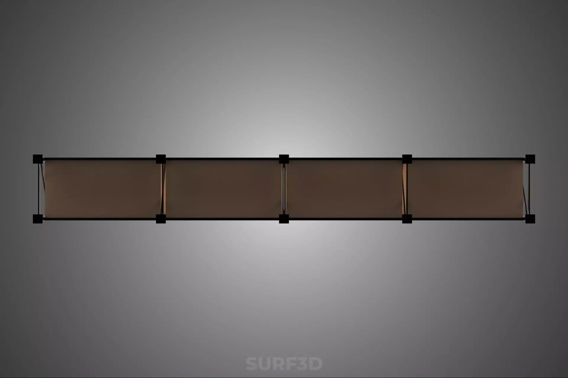 STEEL WOOD WAREHOUSE METAL SHELVING ORGANIZED STORAGE RACK SHELF 3D model_15