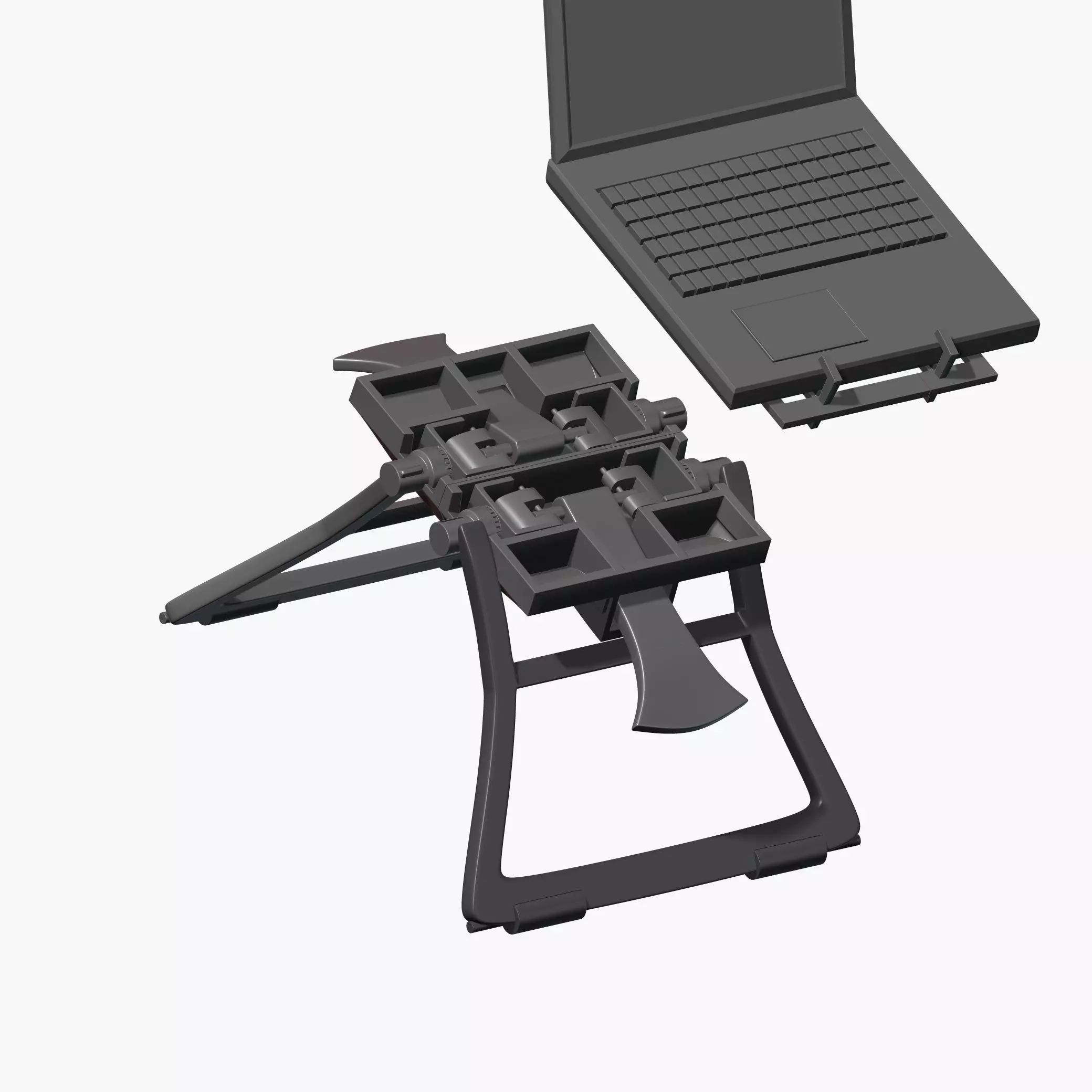 Articulated support 03- Notebook 3D print model_5