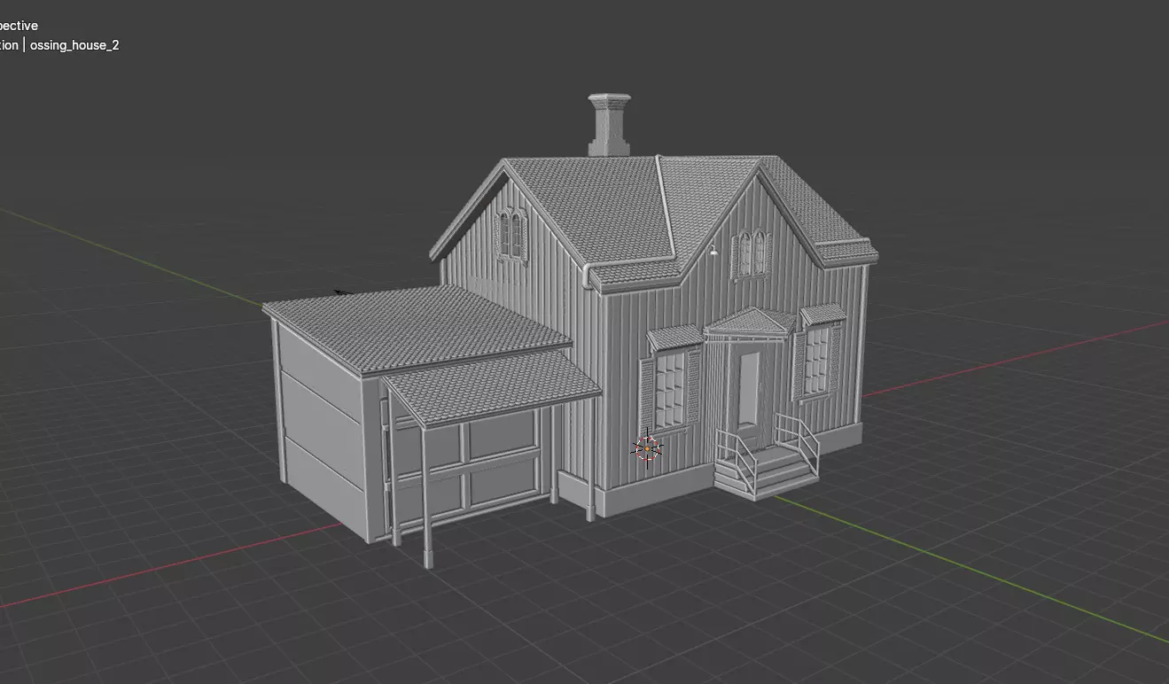 Single Family Home 3D print model_19