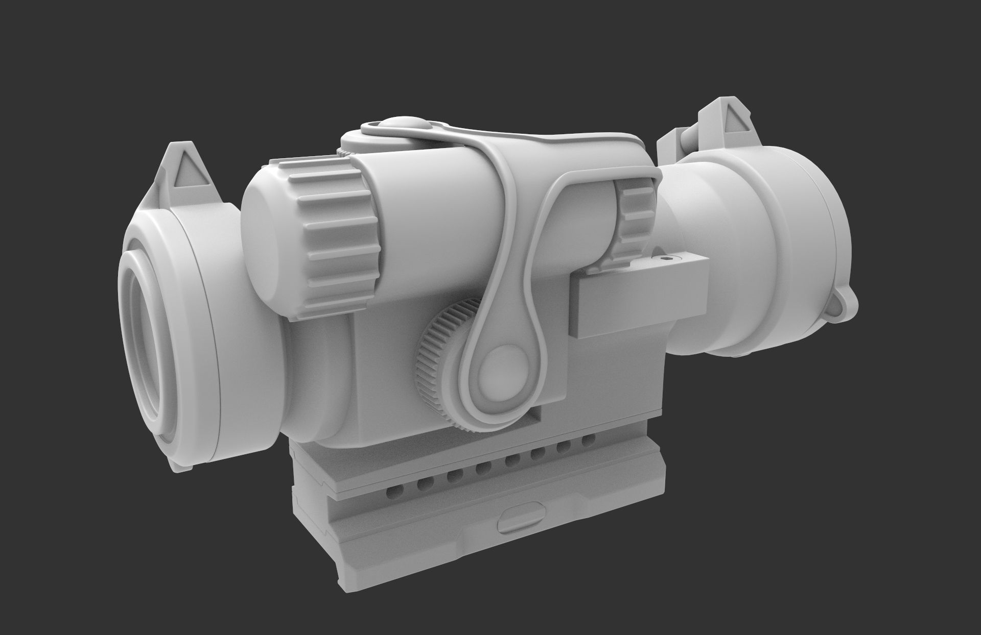 Scope 05 - High poly 3D model