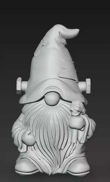 Halloween Gnome Trio - Stylized 3D Figures 3D print model_14