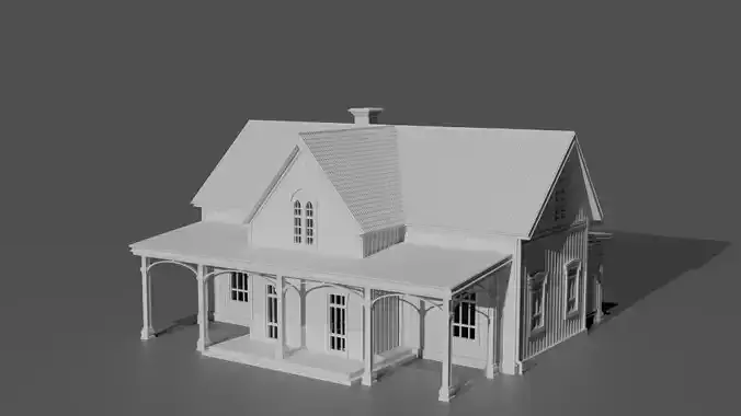 Classic Countryside Wooden House