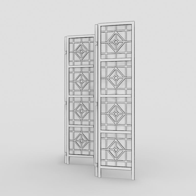 Room Divider 2 3D model_3
