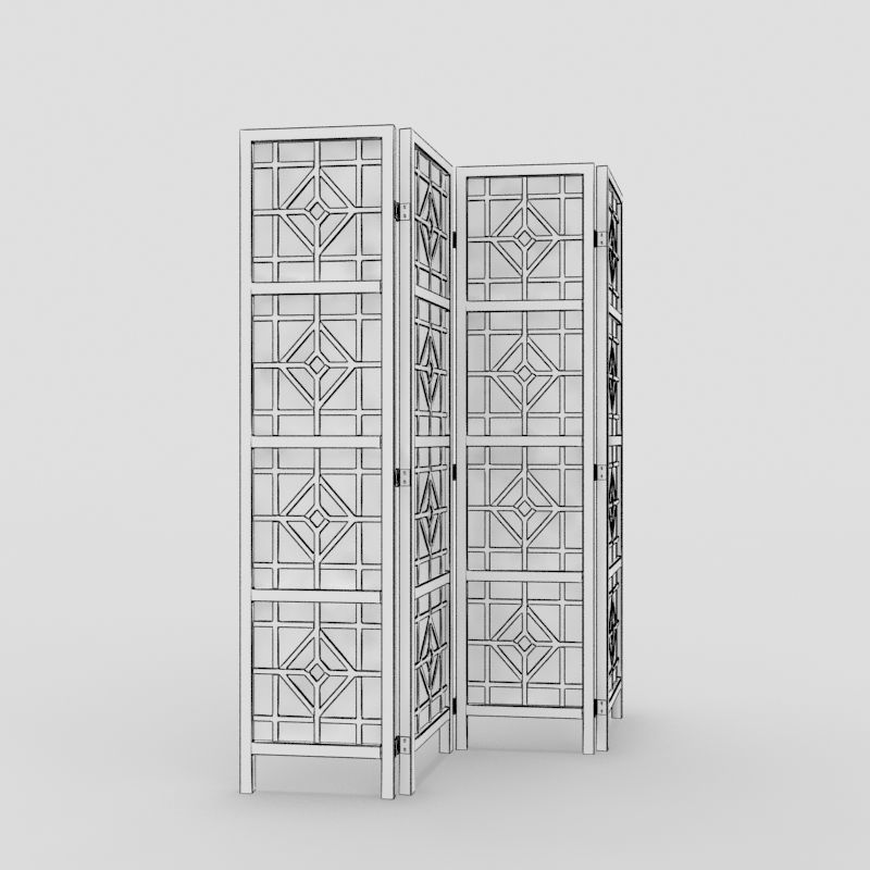 Room Divider 2 3D model_5