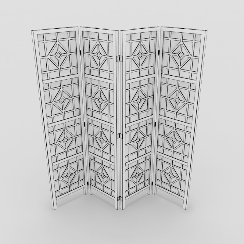 Room Divider 2 3D model_4