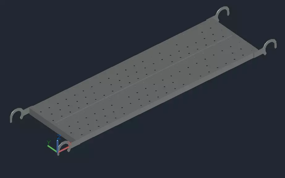 3D Scaffolding Platform 3D model