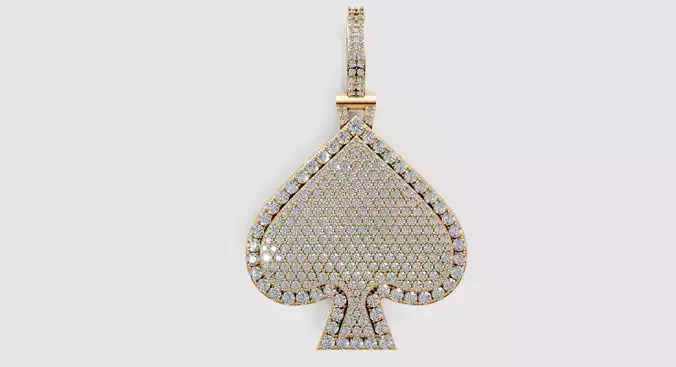Spade Pendant