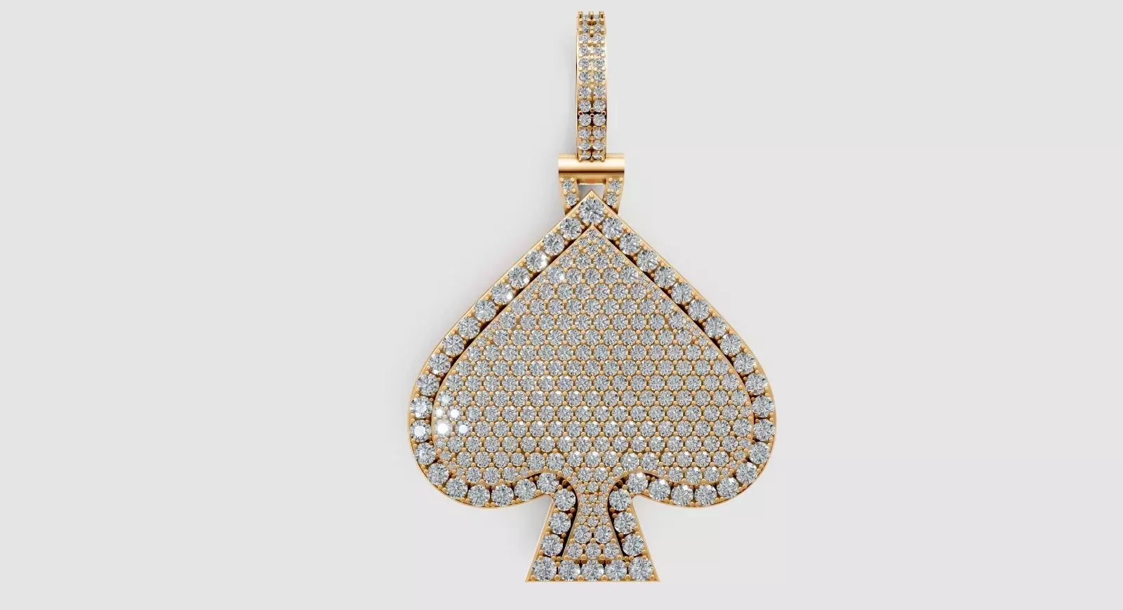 Spade Pendant 3D print model