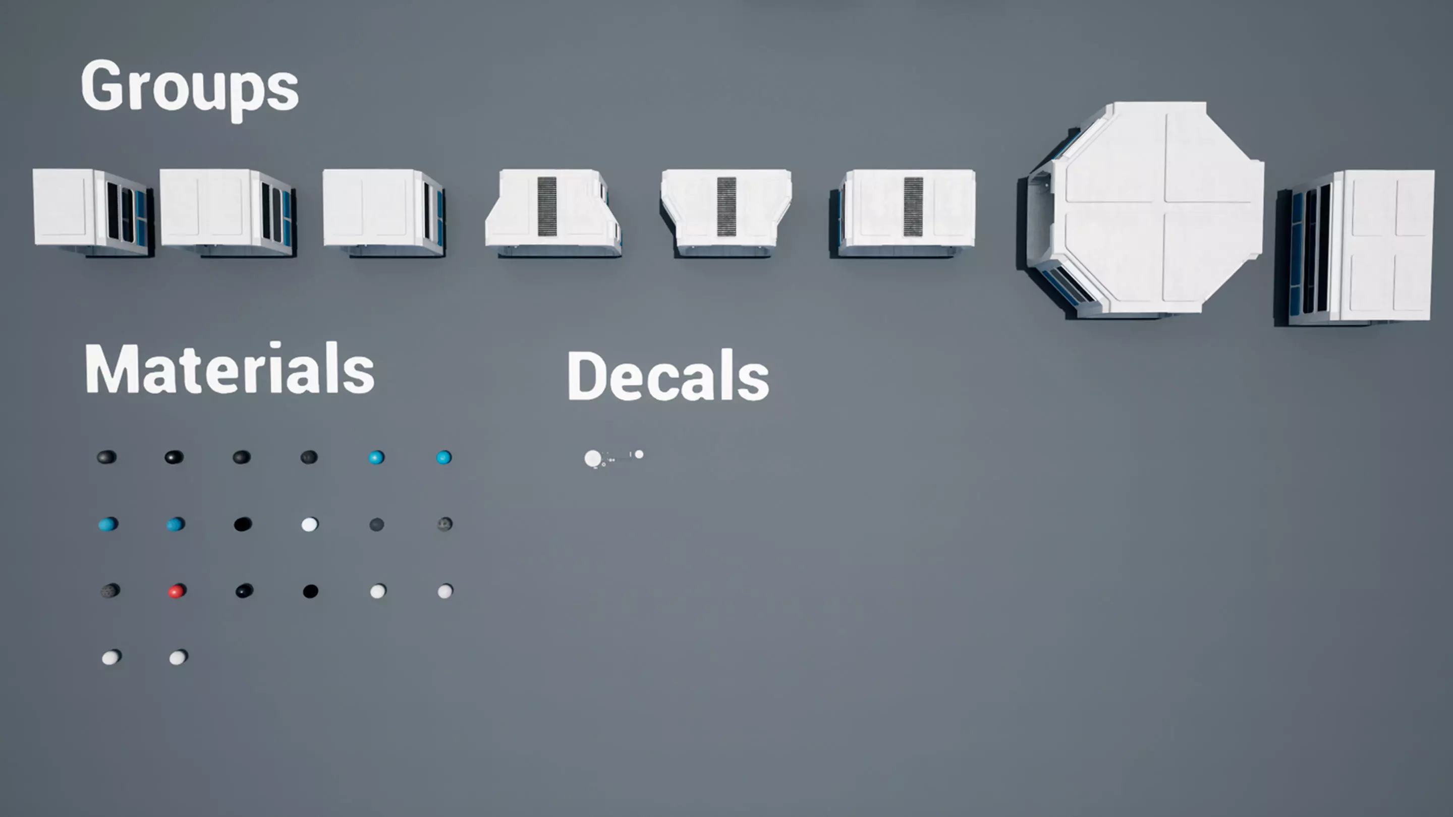 Sci Fi Modular Station 3D model_20