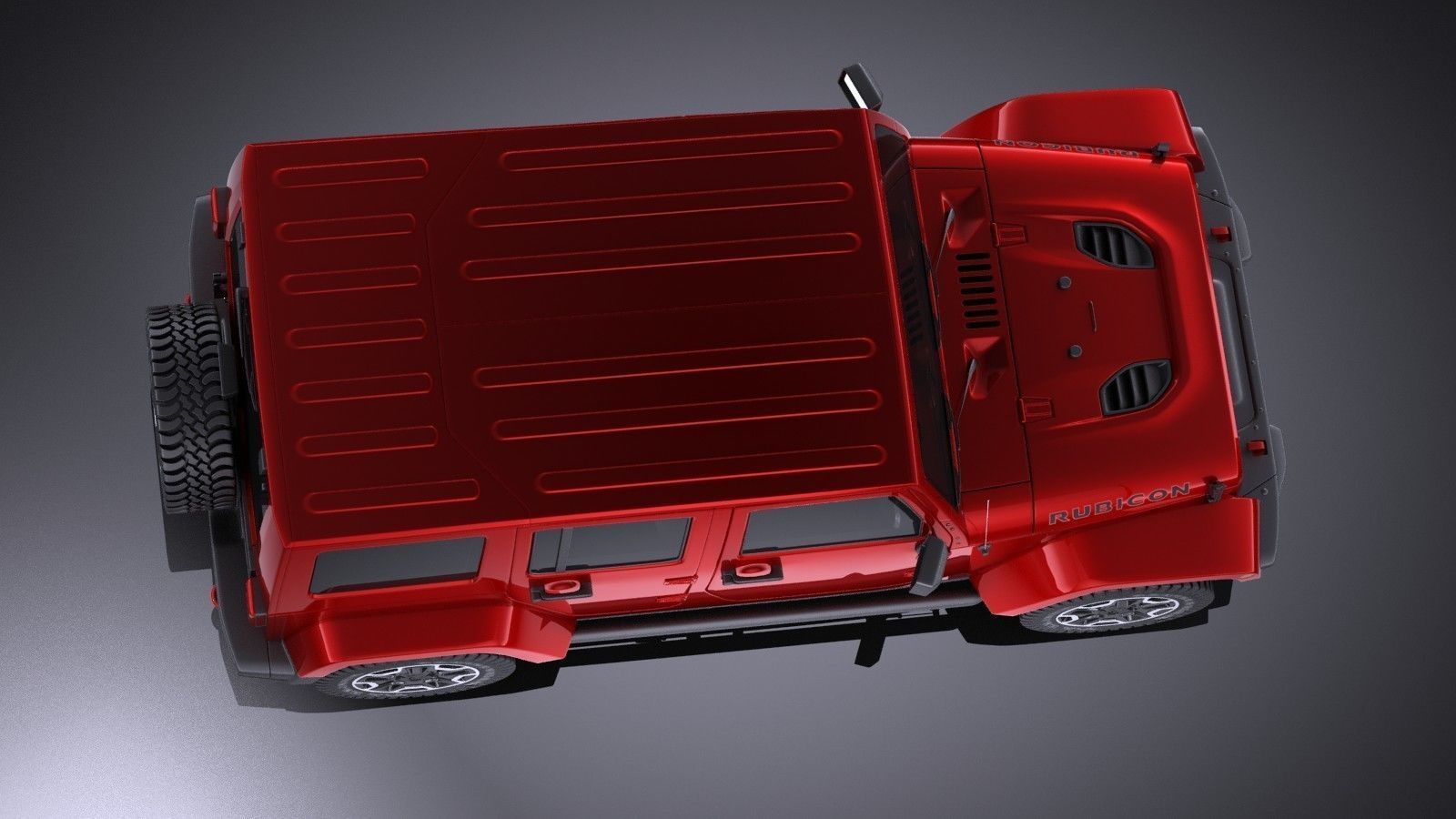 Jeep Wrangler Rubicon 2017 3D model_7