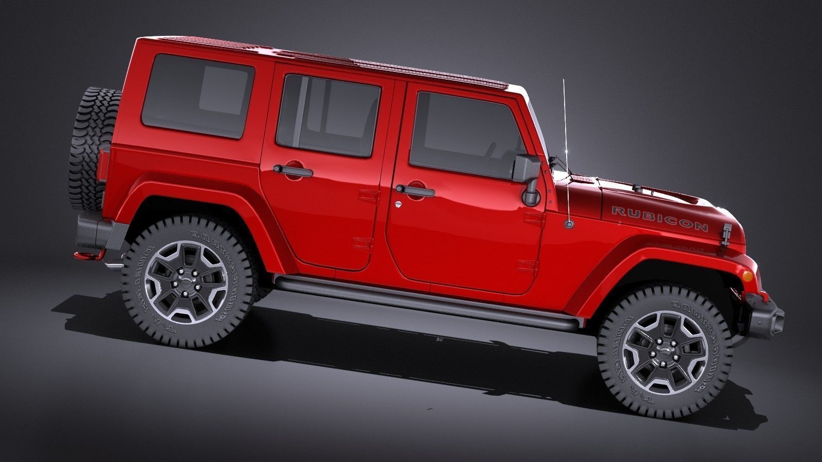 Jeep Wrangler Rubicon 2017 3D model_6