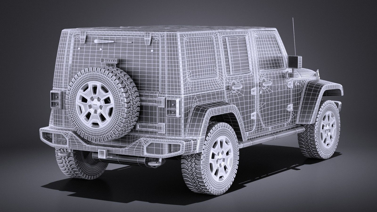 Jeep Wrangler Rubicon 2017 3D model_17