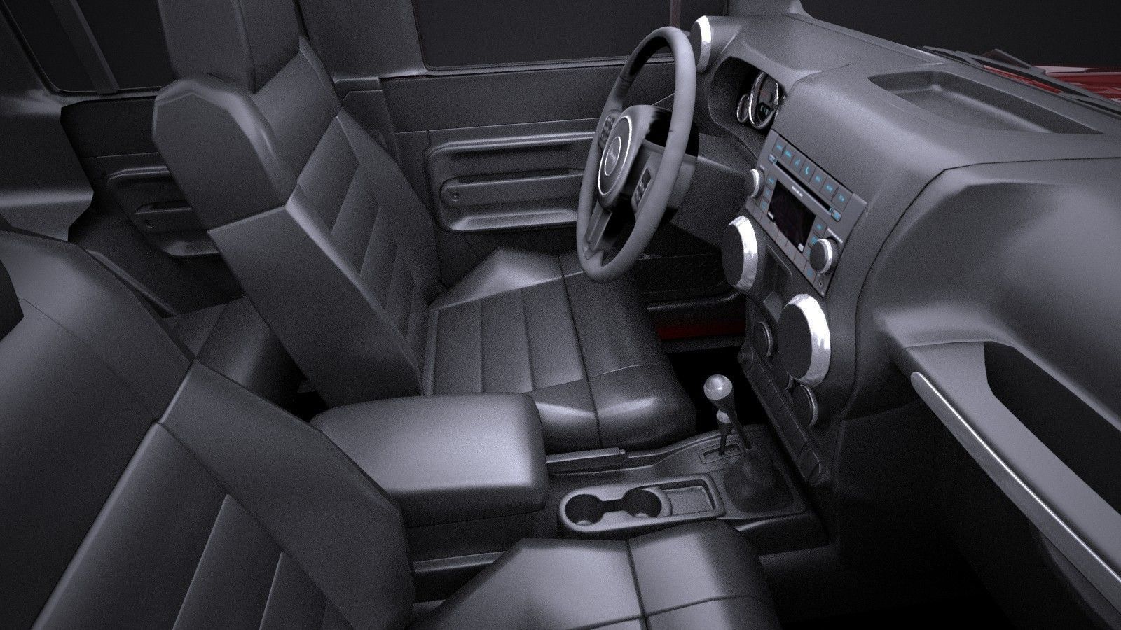 Jeep Wrangler Rubicon 2017 3D model_10