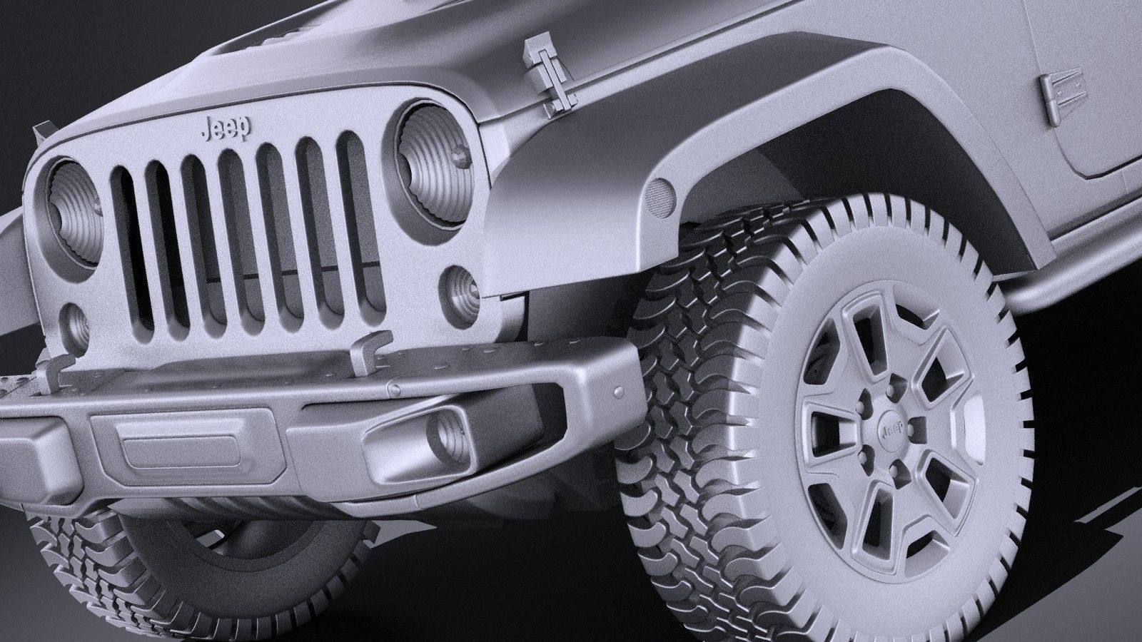 Jeep Wrangler Rubicon 2017 3D model_13