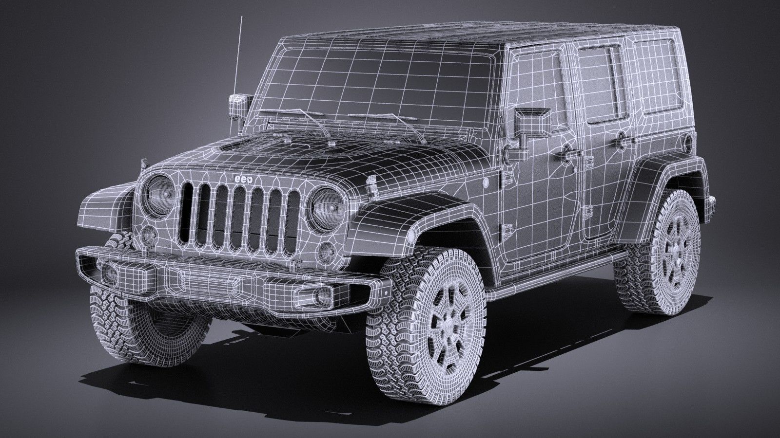 Jeep Wrangler Rubicon 2017 3D model_18