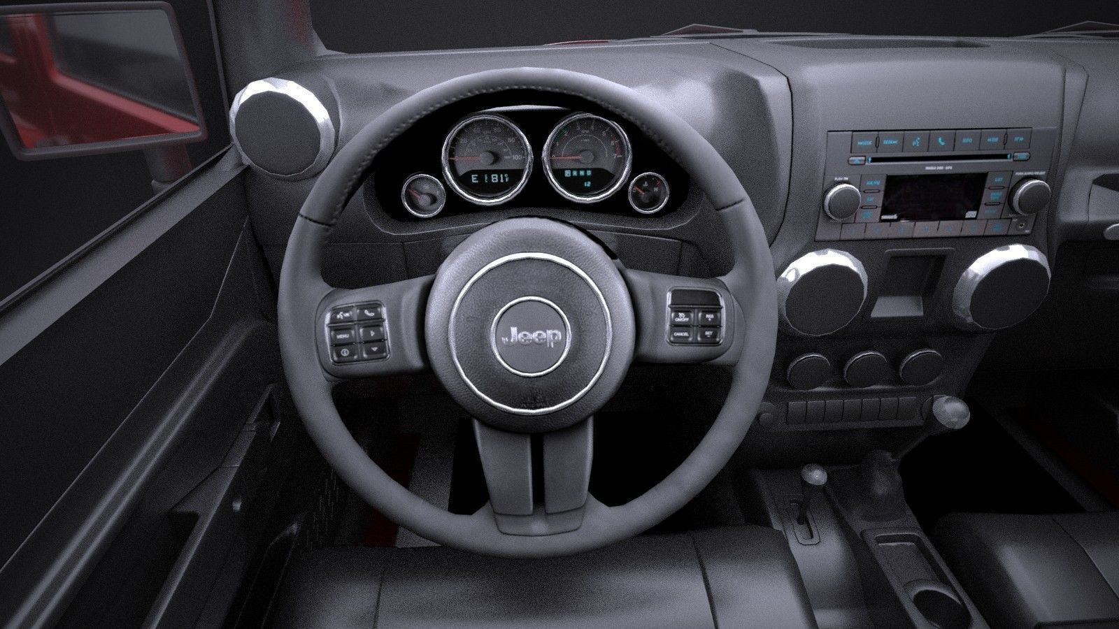 Jeep Wrangler Rubicon 2017 3D model_8