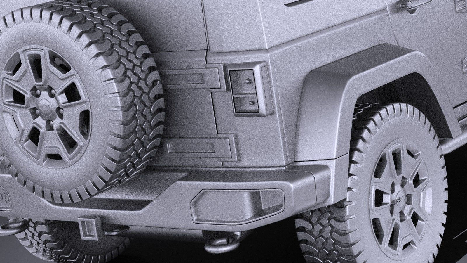 Jeep Wrangler Rubicon 2017 3D model_14